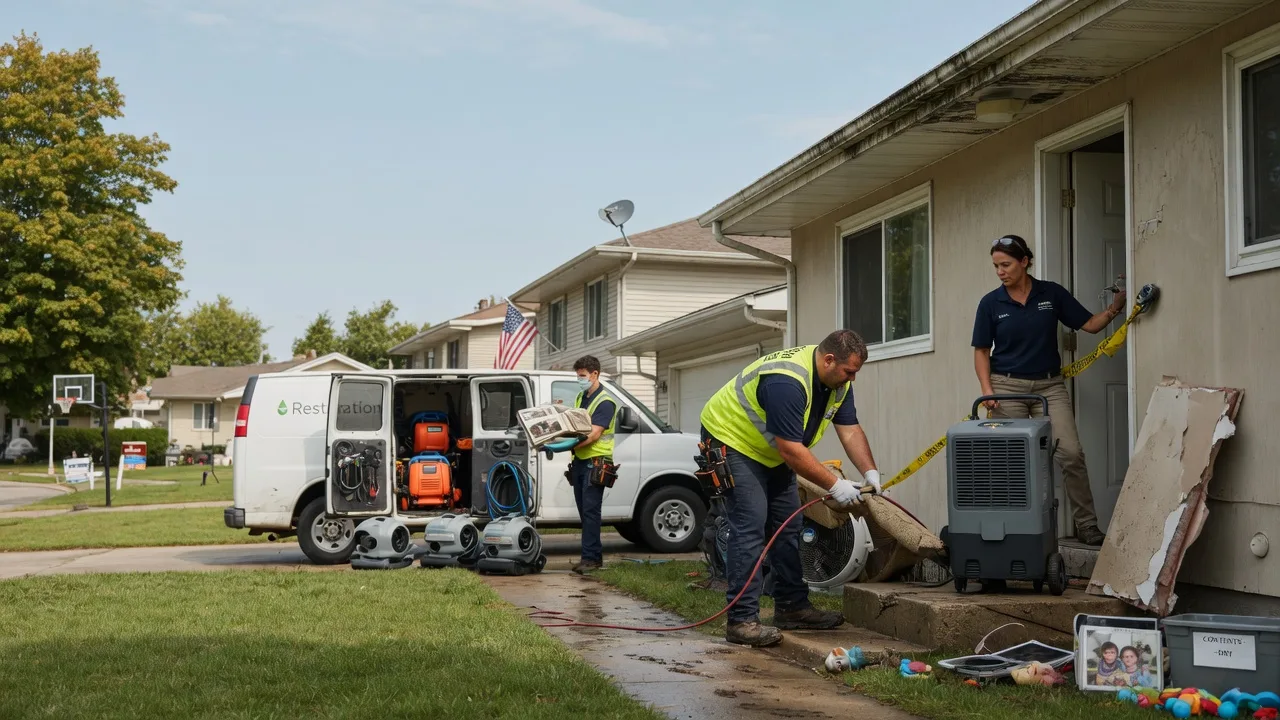 Water Damage Restoration in Pana, IL near me